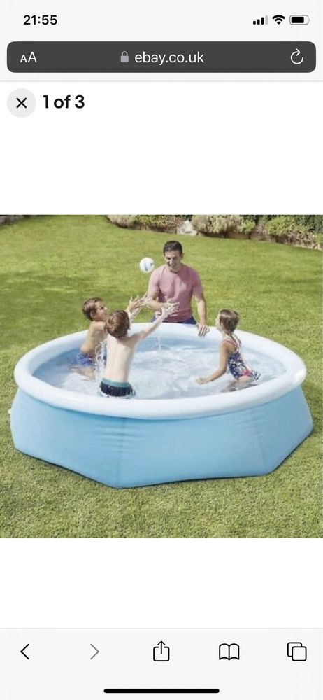 Nowy basen Tesco easy up pool 244x244x66 cm