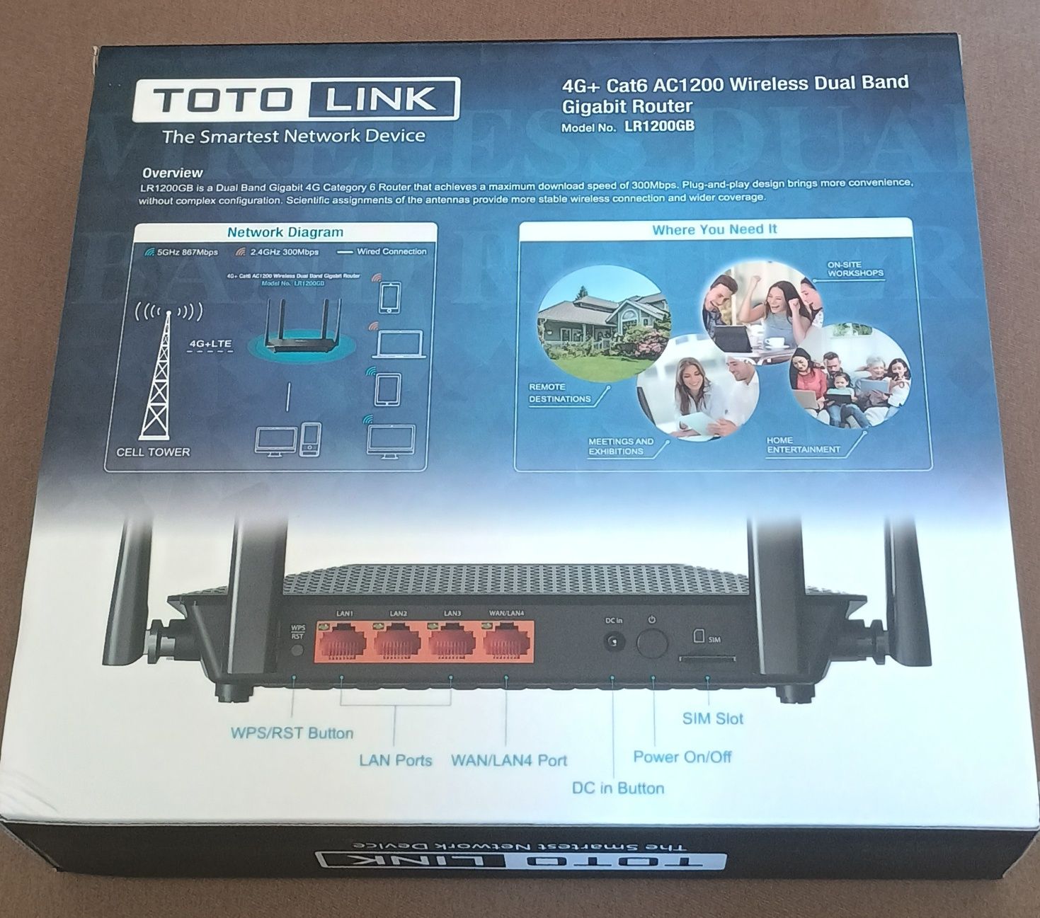 Router Totolink LR1200GB Stan idealny