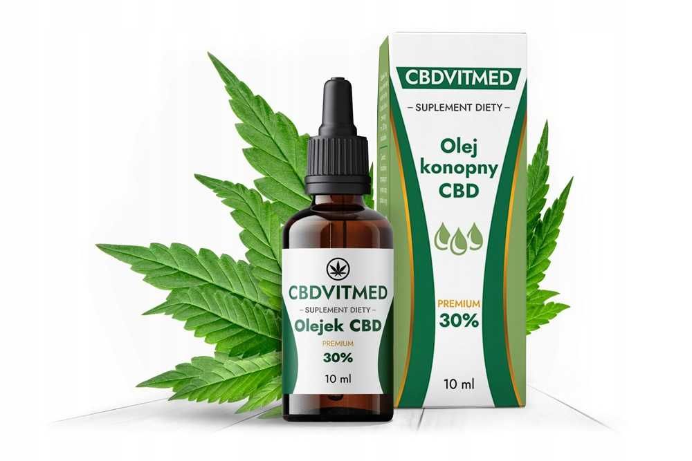 Olejek konopny CBD Cbdvitmed 30% Premium 10 ml