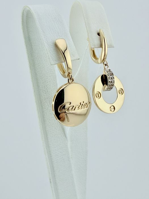 Золоті сережки нові