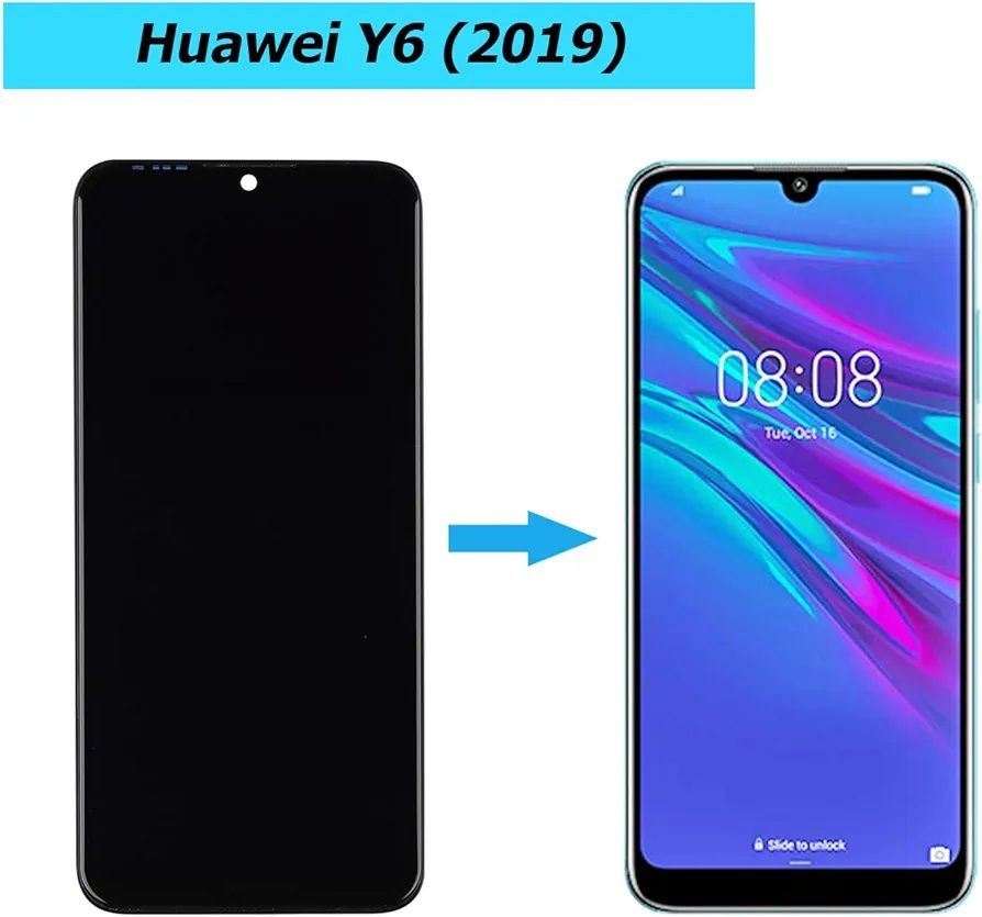 Wyświetlacz do HUAWEI Y6 / Y6 PRIME 2019 + szkło