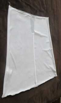 Forro para aplicação em saia, branco Tamanho M - Novo