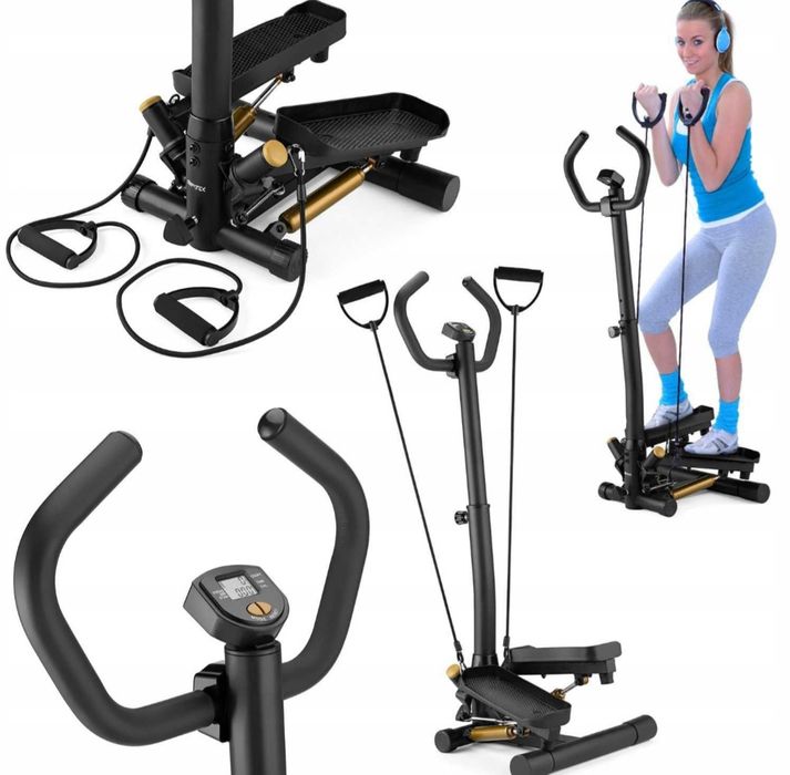 Степер для тренувань• Степер з колоною та еспандерами XST900 Gymtek