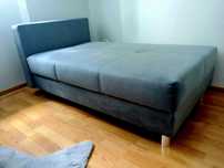 Sofa rozkładana szara (kupiona w marcu 2025)