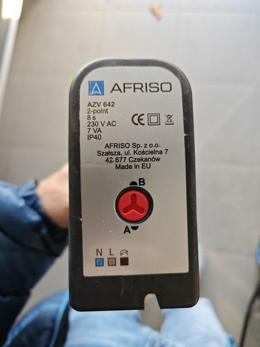 Zawór 3 drożny 3 drogowy afrsiso