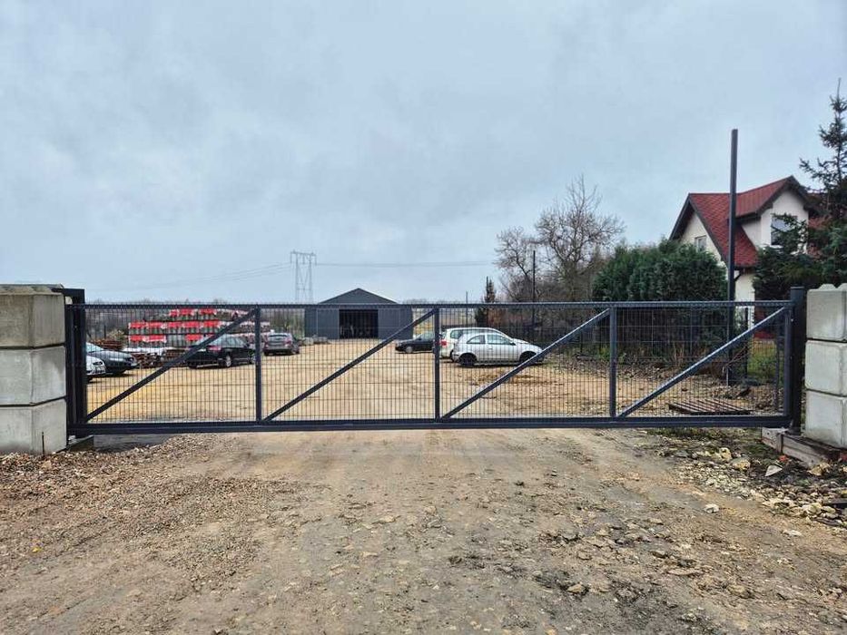 brama furtka panel podmurówka