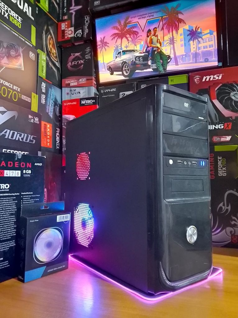 Видеокарта 8 гб,intel i7.Игровой системный блок,пк,компьютер