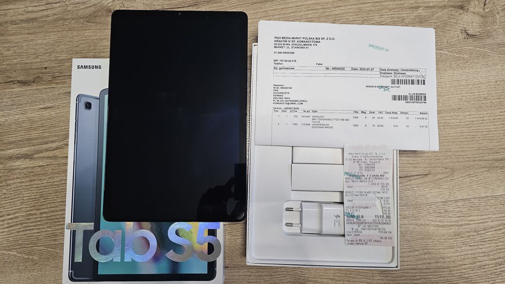 Tablet SAMSUNG TAB S5e AMOLED jak nowy