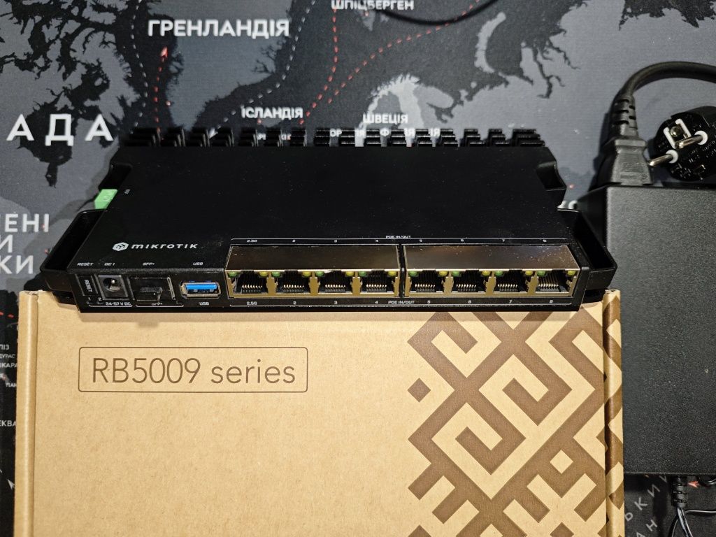 MikroTik RB5009 poe (RB5009UPR+S+IN)