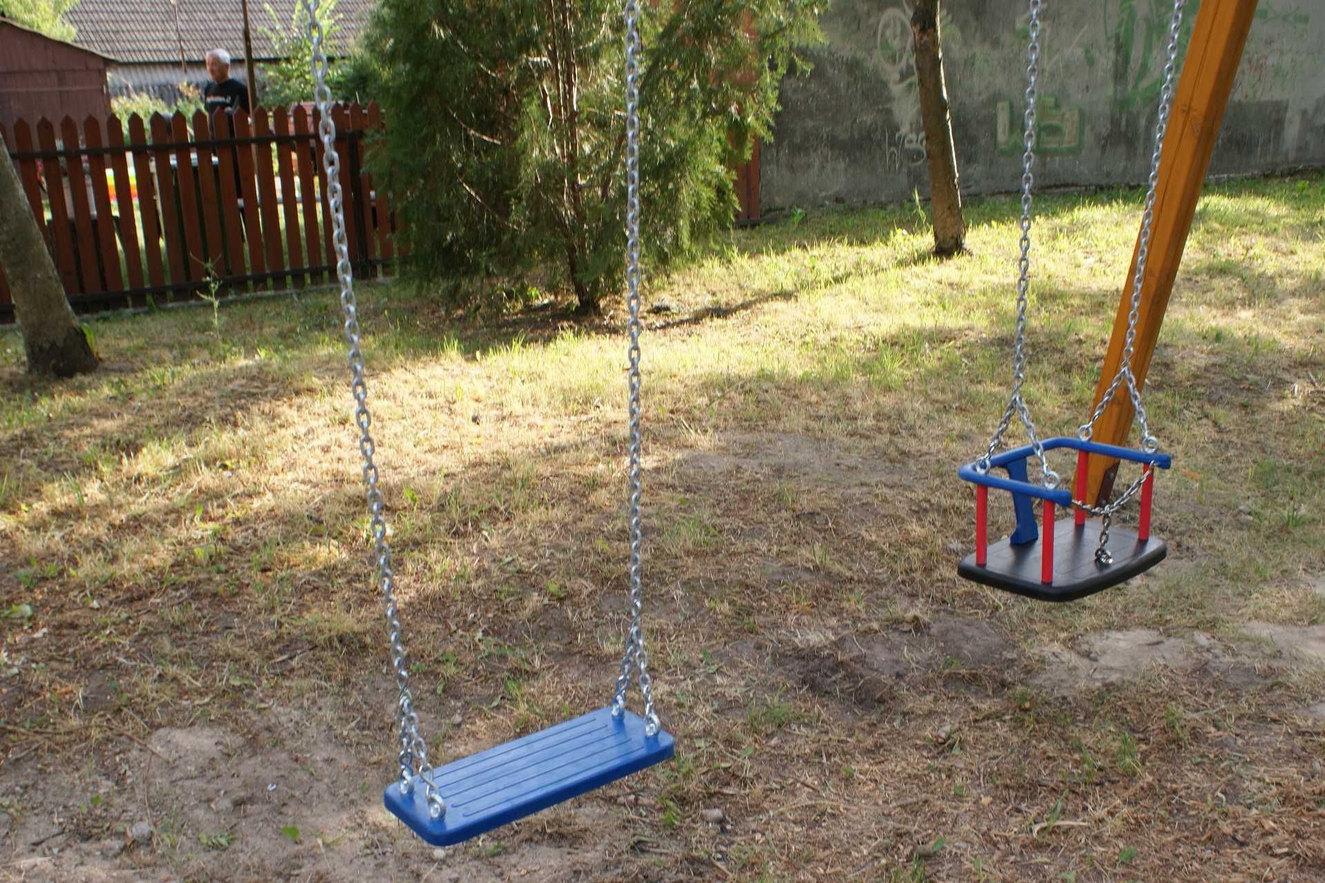 Huśtawka na plac zabaw z certyfikatem 2 osobowa