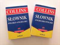 Słownik 2szt  jezyk angielski Collins bdb