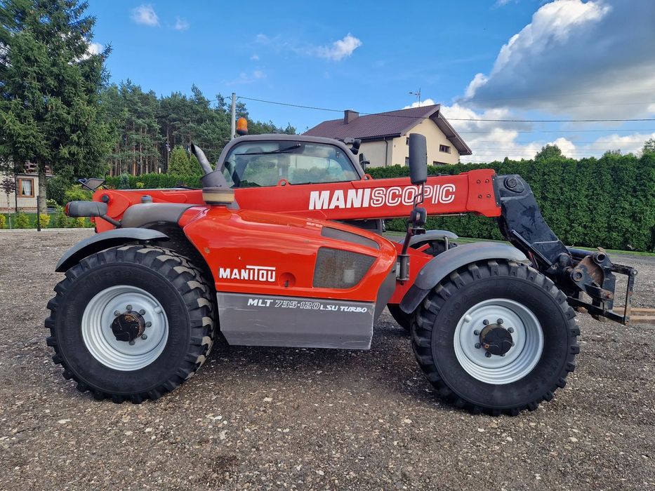 Manitou MLT 735-120 LSU TURBO  Widły do palet 3.5t 7m Ładowarka Teleskopowa REZERWACJA