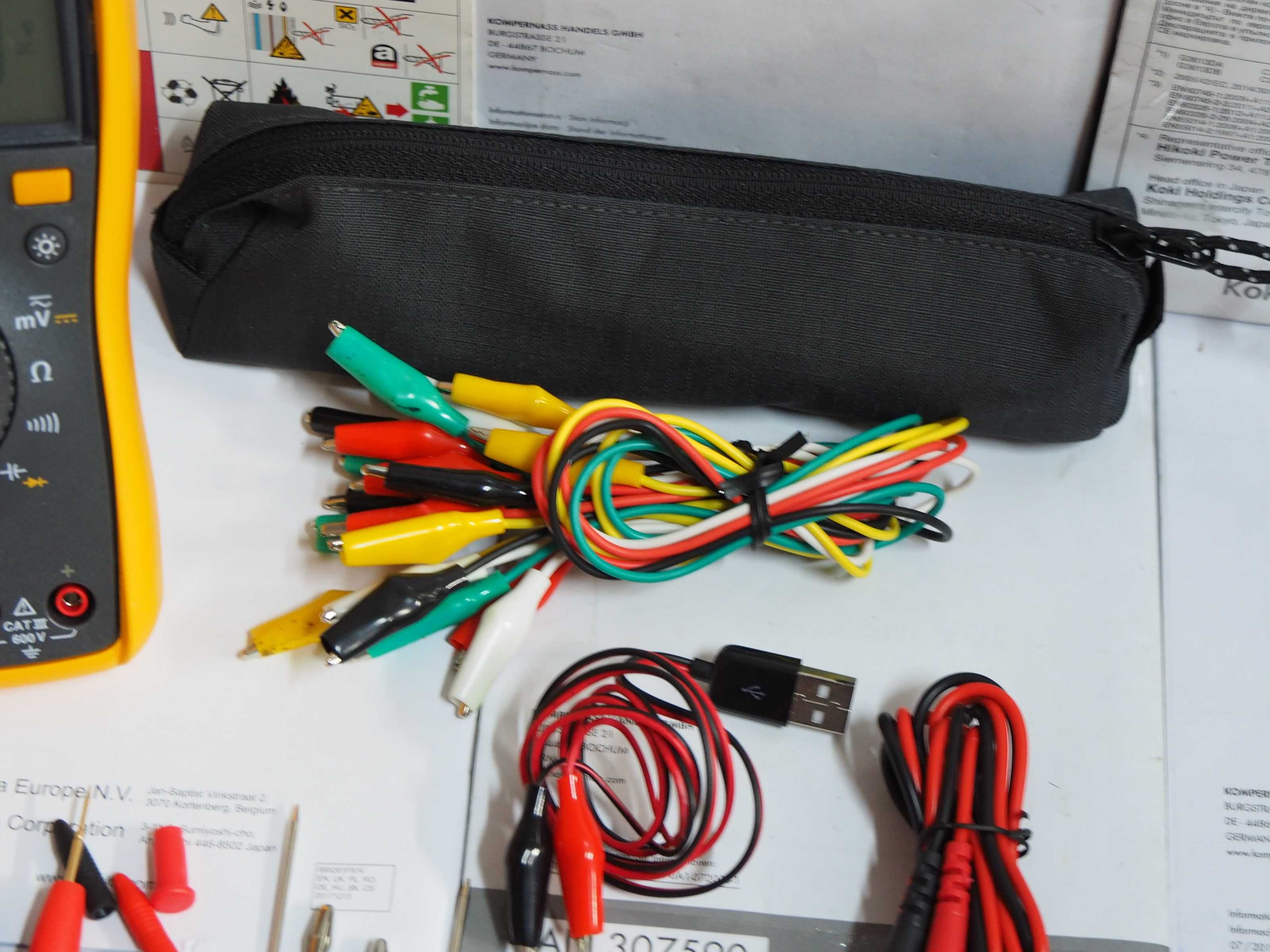 FLUKE 116 multimetr miernik elektroniczny uni tester kable flir volt