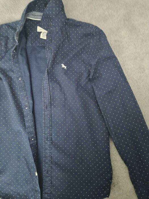 Koszula granatowa h&m 140