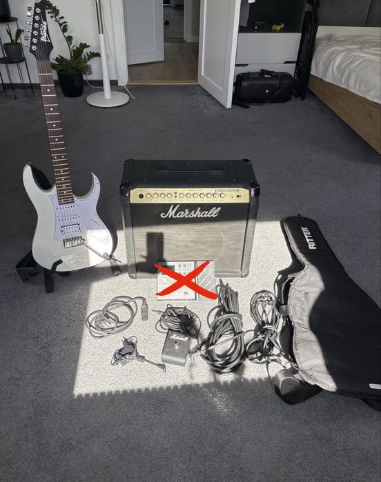 Gitara Ibanez GRG140-WH ZESTAW!