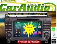 Auto-rádio 2 din android 14 64GB Mercedes CLC W203 de 2008 a 2010
