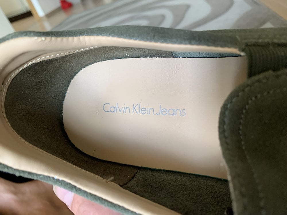 Calvin Klein, 45 р, 29,5 см, нові, оригінал, Мокасини еспадрилі