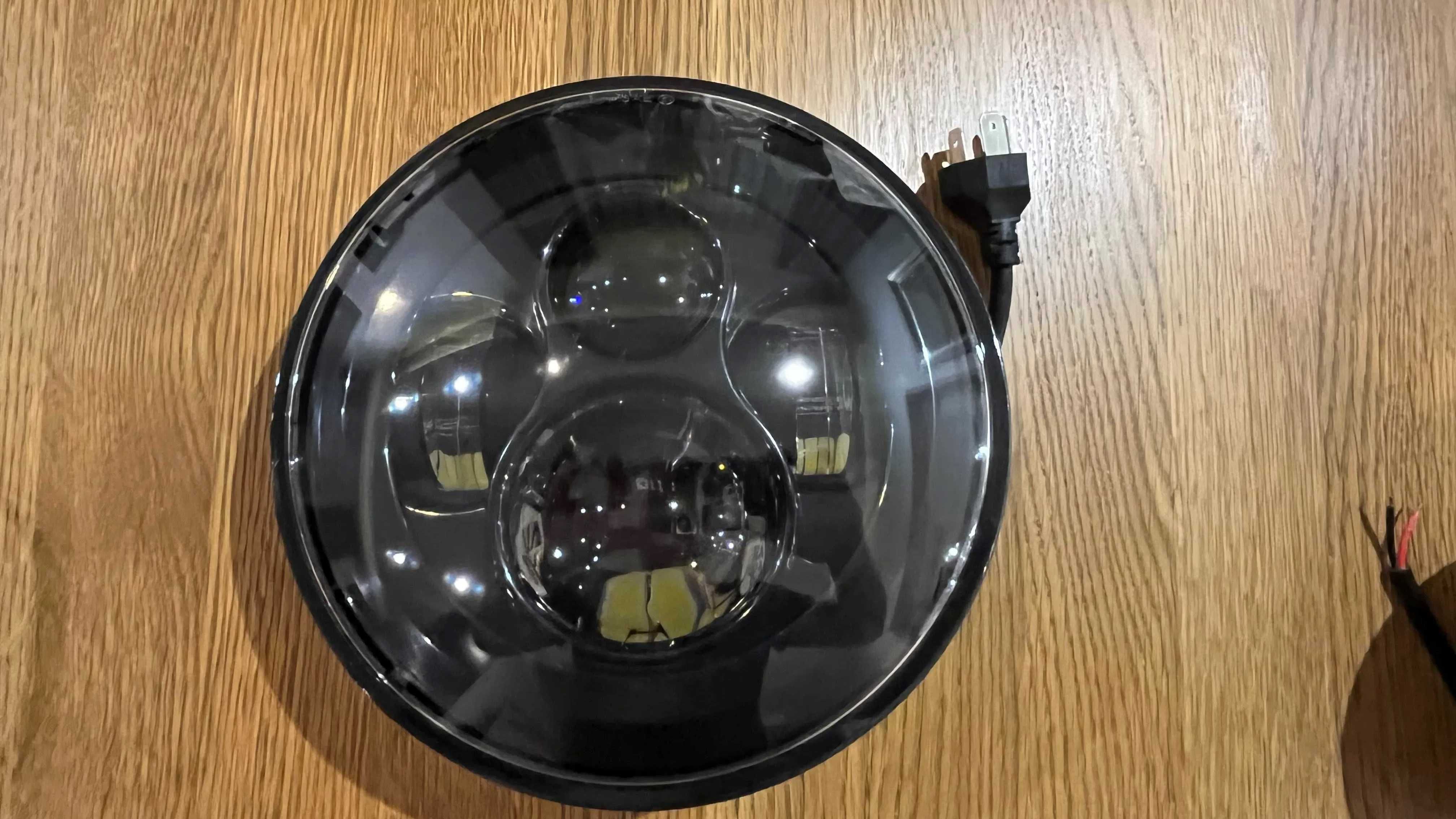 Lampa wkład LED przód Harley honda yamaha 7" cali +uchwyt mocowanie