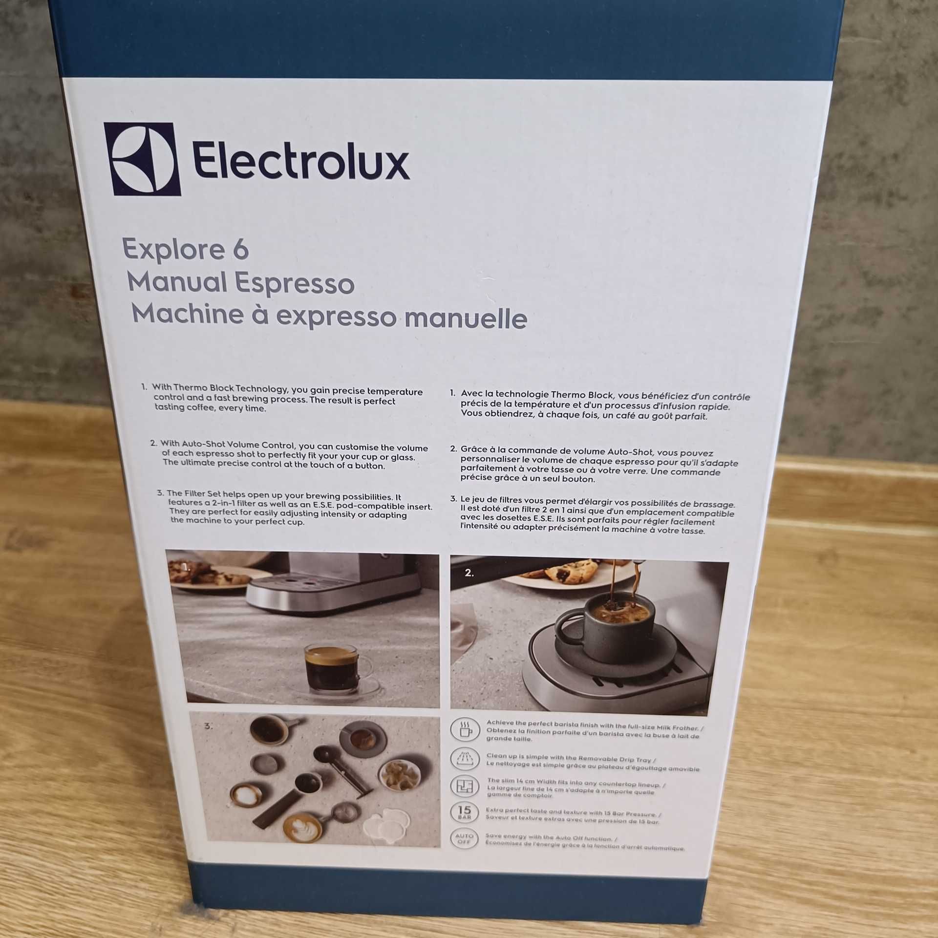 Ekspres  kolbowy Electrolux Explore 6 E6EC1-6BST