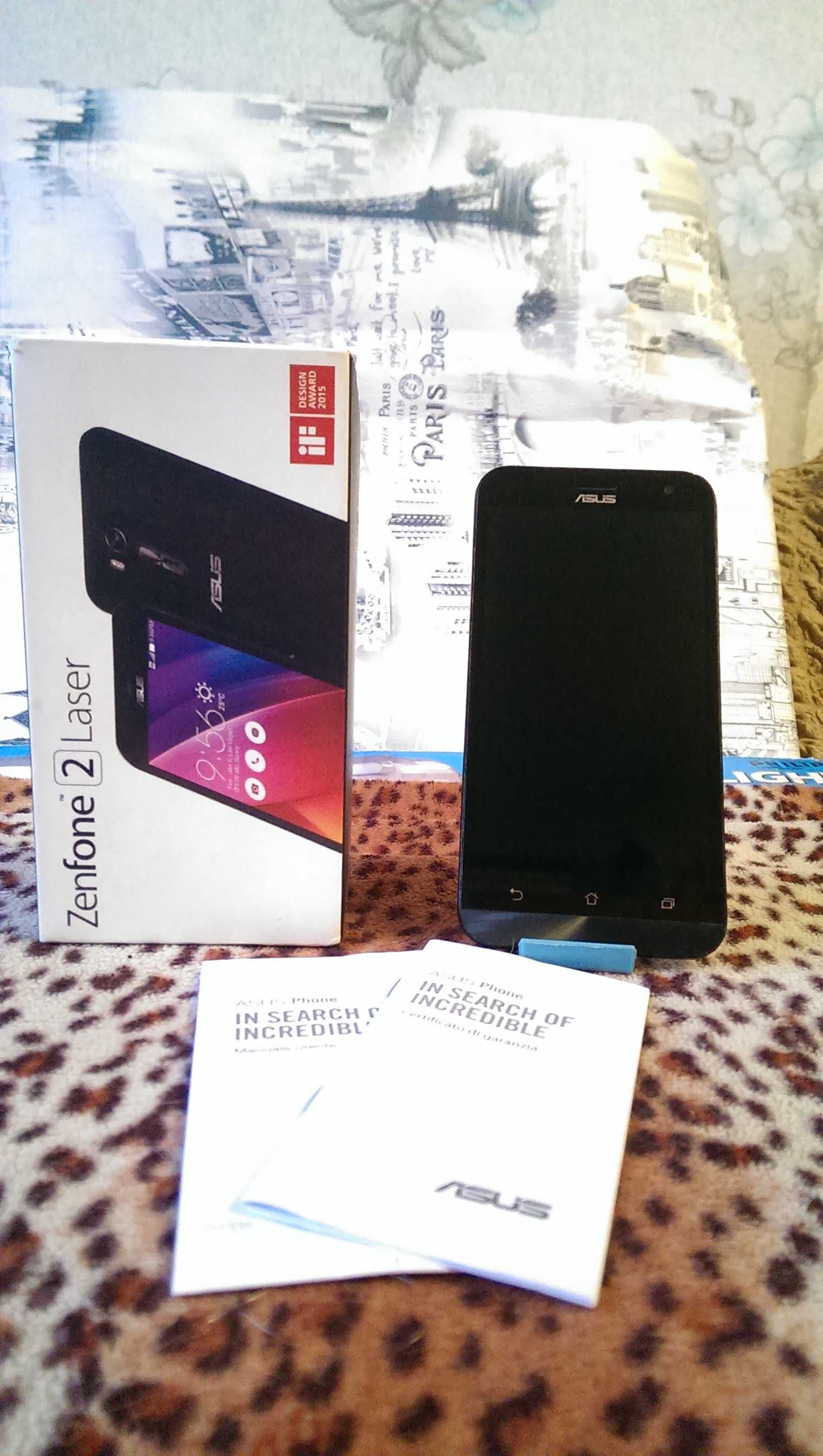 Asus ZenFone 2 Laser - полностью рабочий, с коробкой и документами