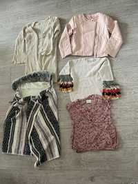 Paczka ubrań dla dziewczynki H&M, F&F, Primark, Zara, Next 122-128 cm