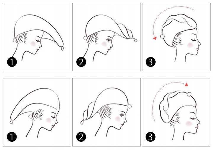 Turban na głowę Inyectometal mikrofibra odcienie różowego