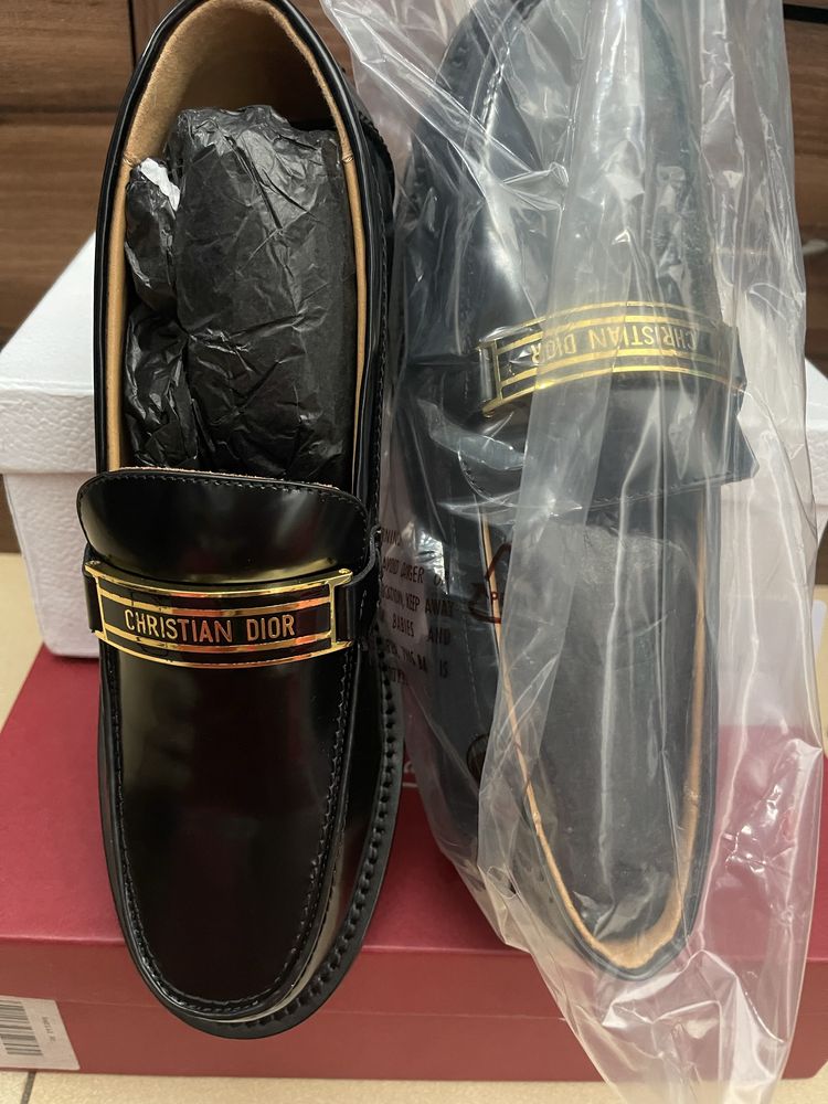 Mokasyny loafersy Christian Dior 40 nowe