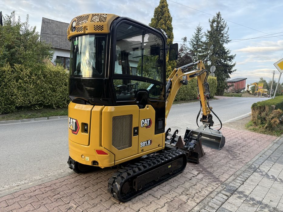 Minikoparka Caterpillar CAT 301.8 05A z Niemiec 2tony 3 łyżki
