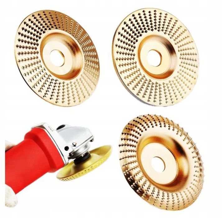 3x Tarcza Do Szlifowania Frez Do Drewna 125mm 22,2 Komplet Frez Tarnik