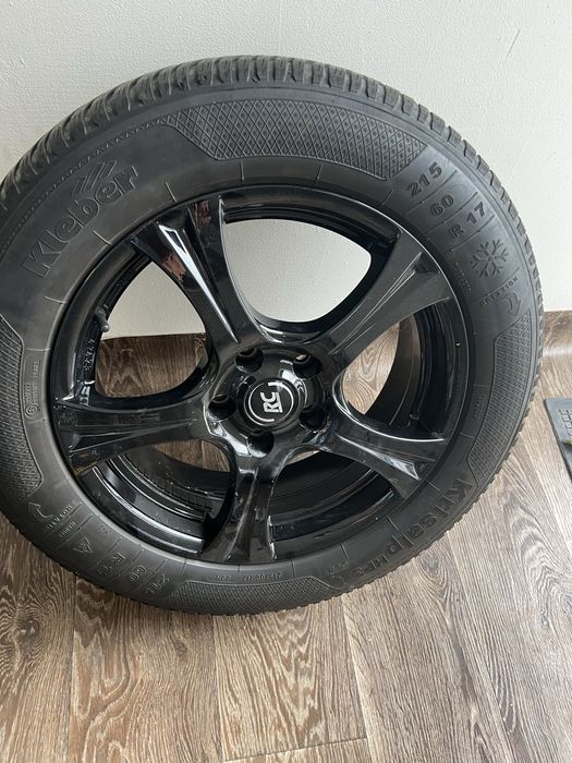 Kola z oponami zimowymi dacia duster KLEBER 17/60/215. 5x114.3