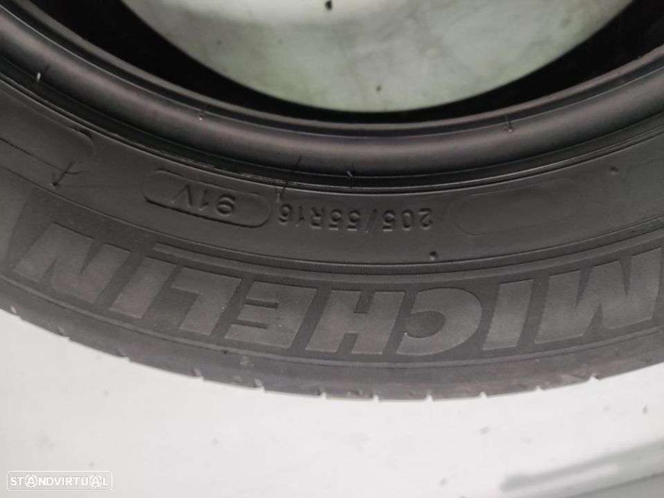 2 pneus semi novos 205-55r16 michelin - oferta dos portes
