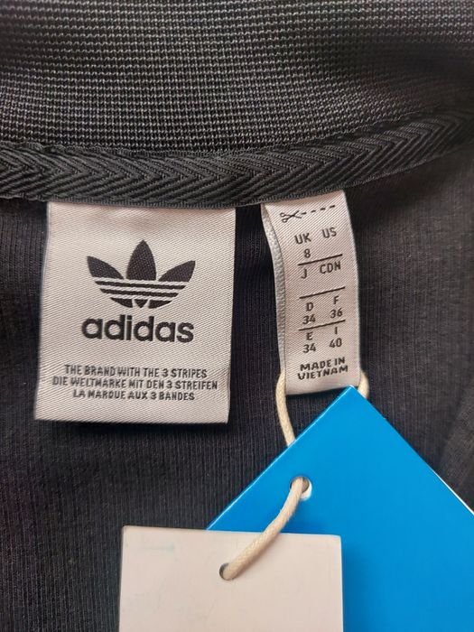 Sukienka mini Adidas mała czarna r.XS, S