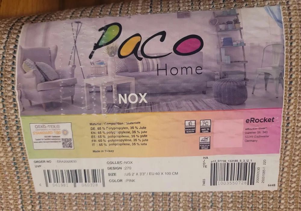 Dywan Paco Home 60x100 cm różowy