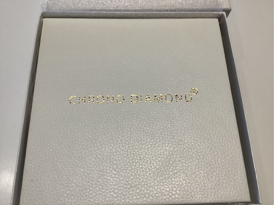 Damski szwajcarski zegarek Chrono Diamond z certyfikatem