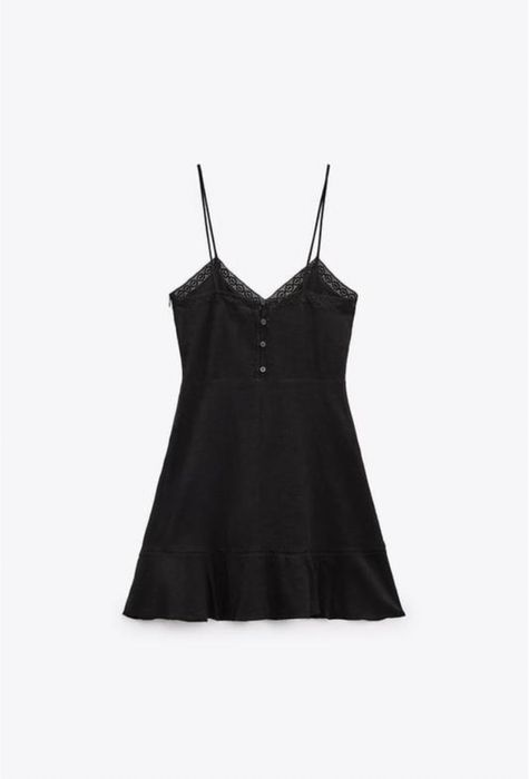 Zara сукня з мереживом