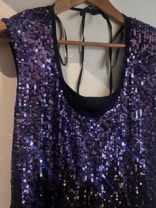 Сукня міні в паєтки