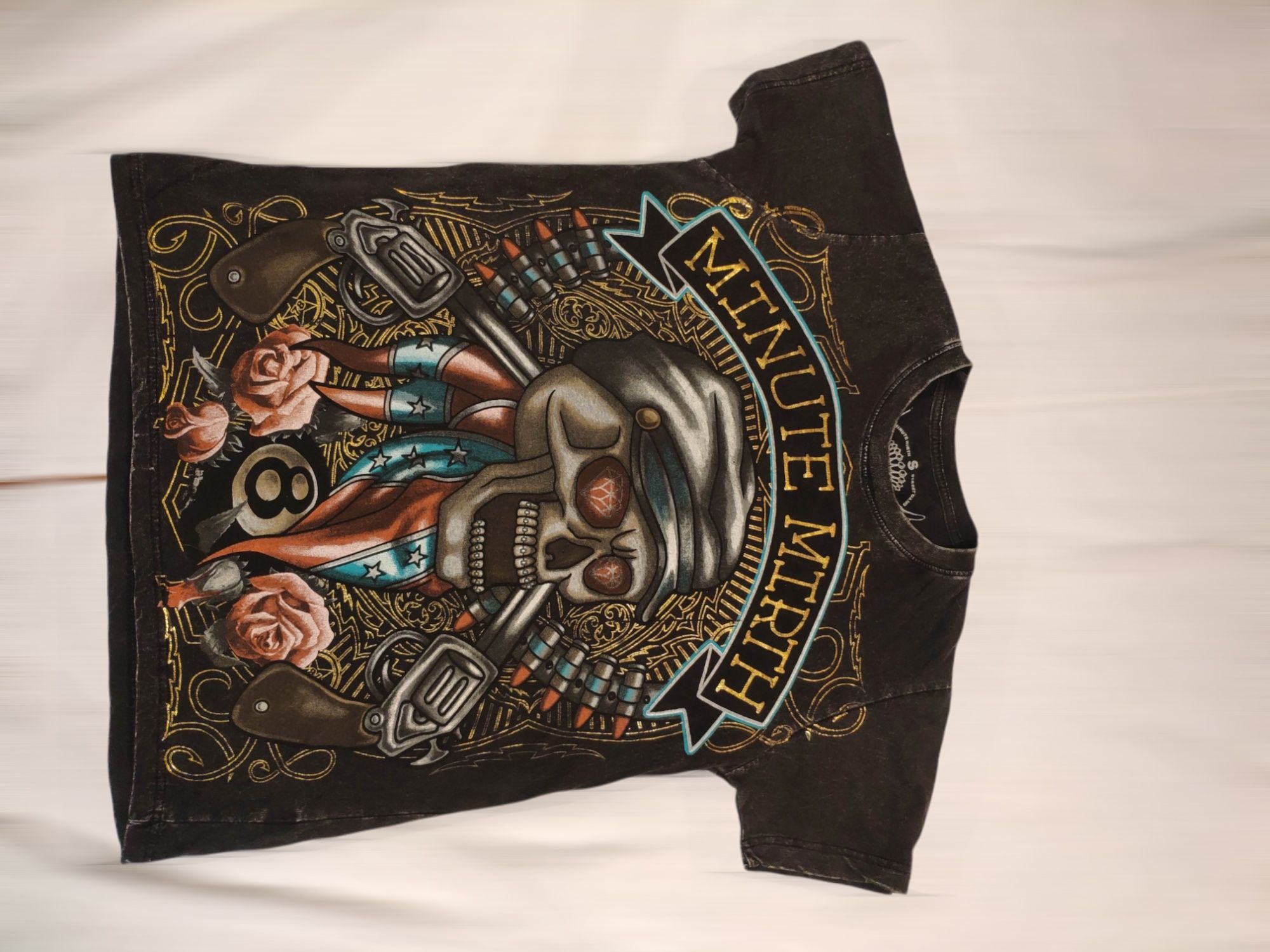 Koszulka t shirt Minute Mirth rock czaszka czacha rock goth metal
