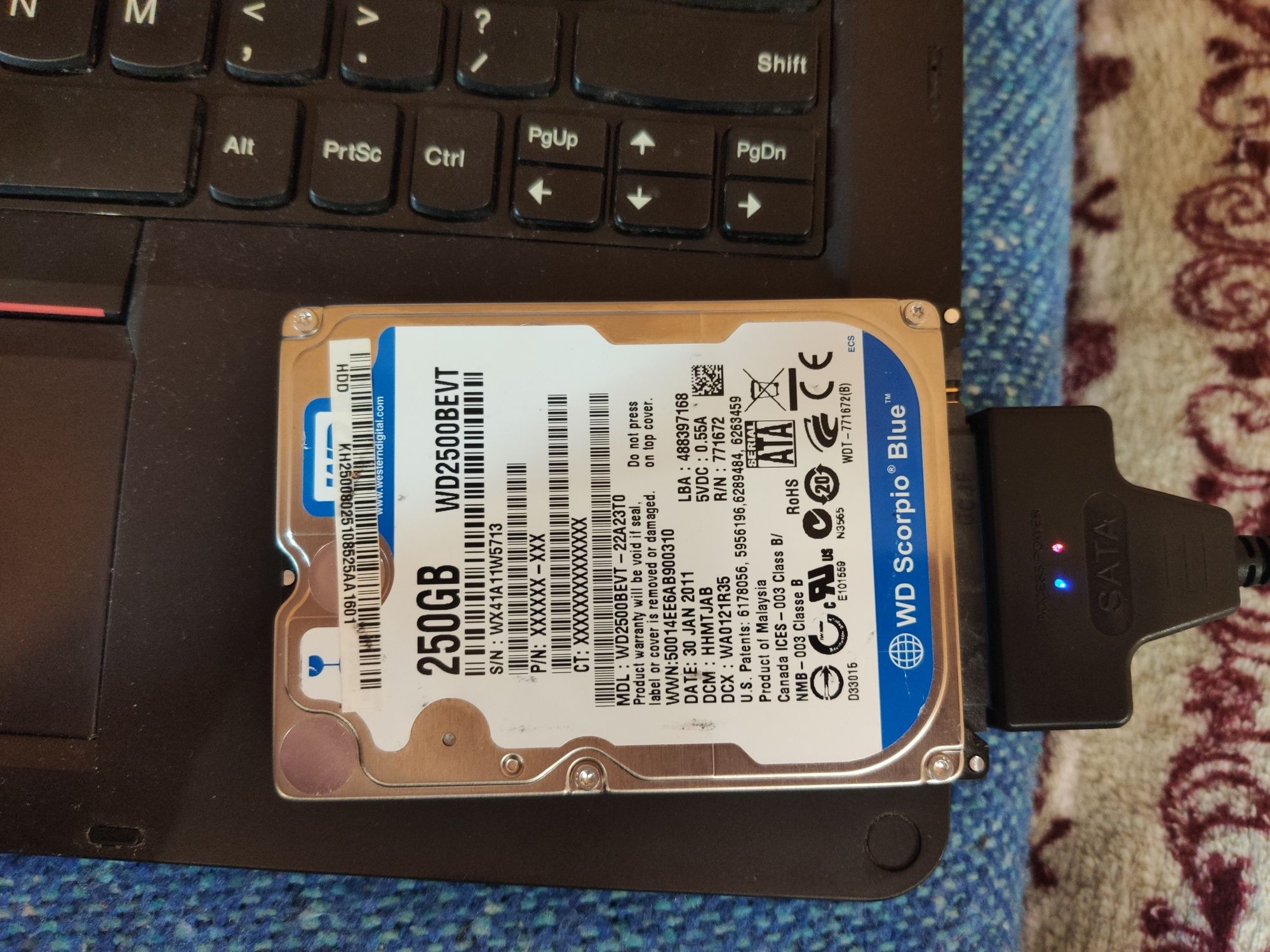 Продам HDD 2.5 SATA III 250,500GB