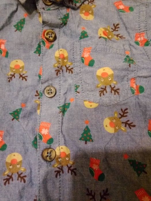 Koszula Świąteczna dla chłopca