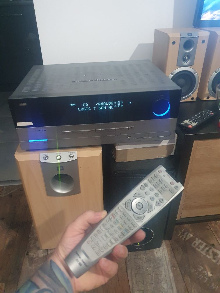 Harman Kardon AVR 132 + kolumny JBL 5.1 caly zestaw kina domowego