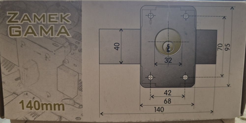 Zamek.GAMA do drzwi zewnetrznych