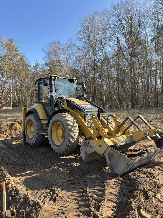Koparko ładowarka CAT 444F2 Catepillar zamiana