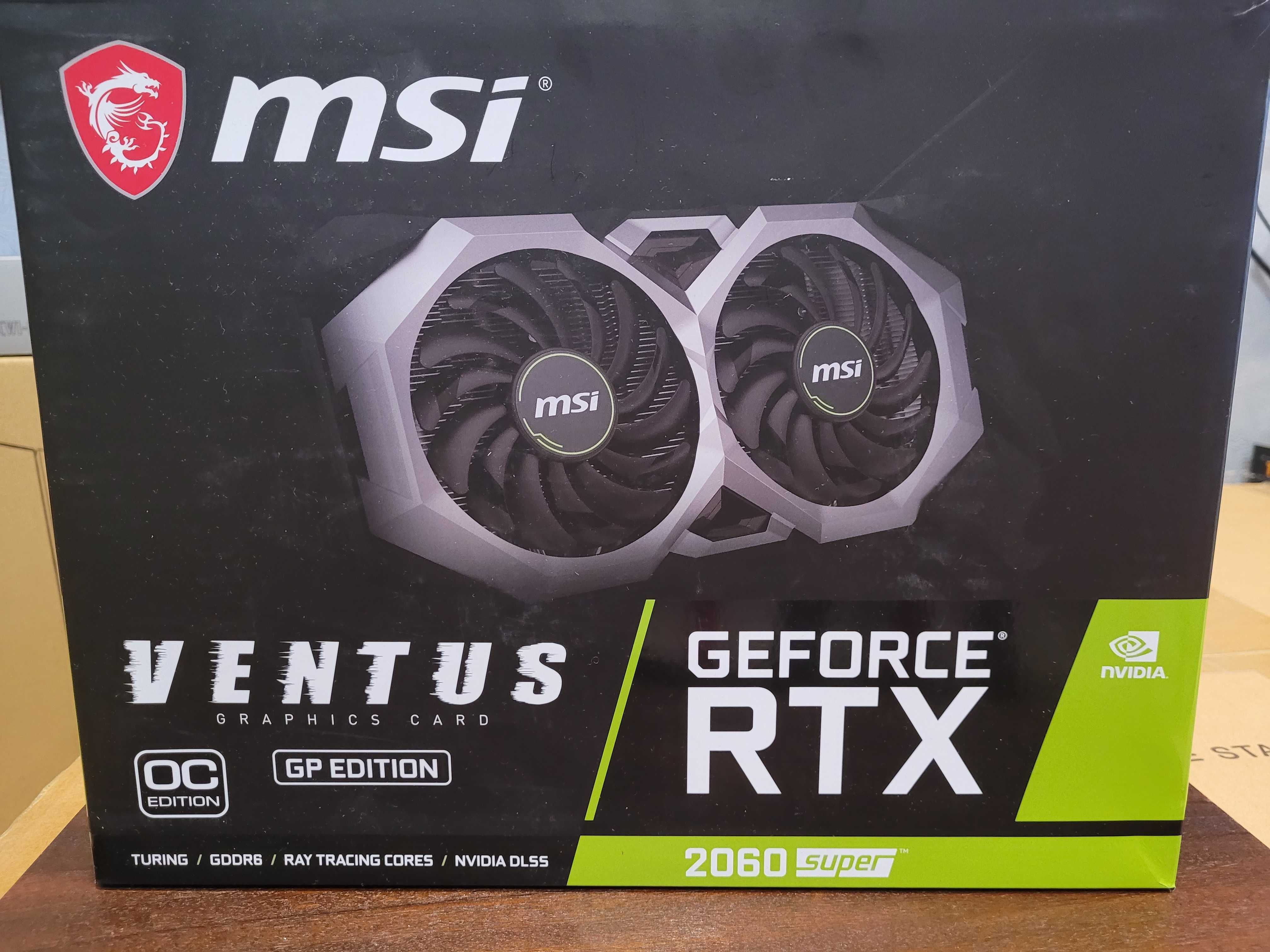 Відеокарта MSI Geforce RTX2060 super 8192MB Ventus GP OC