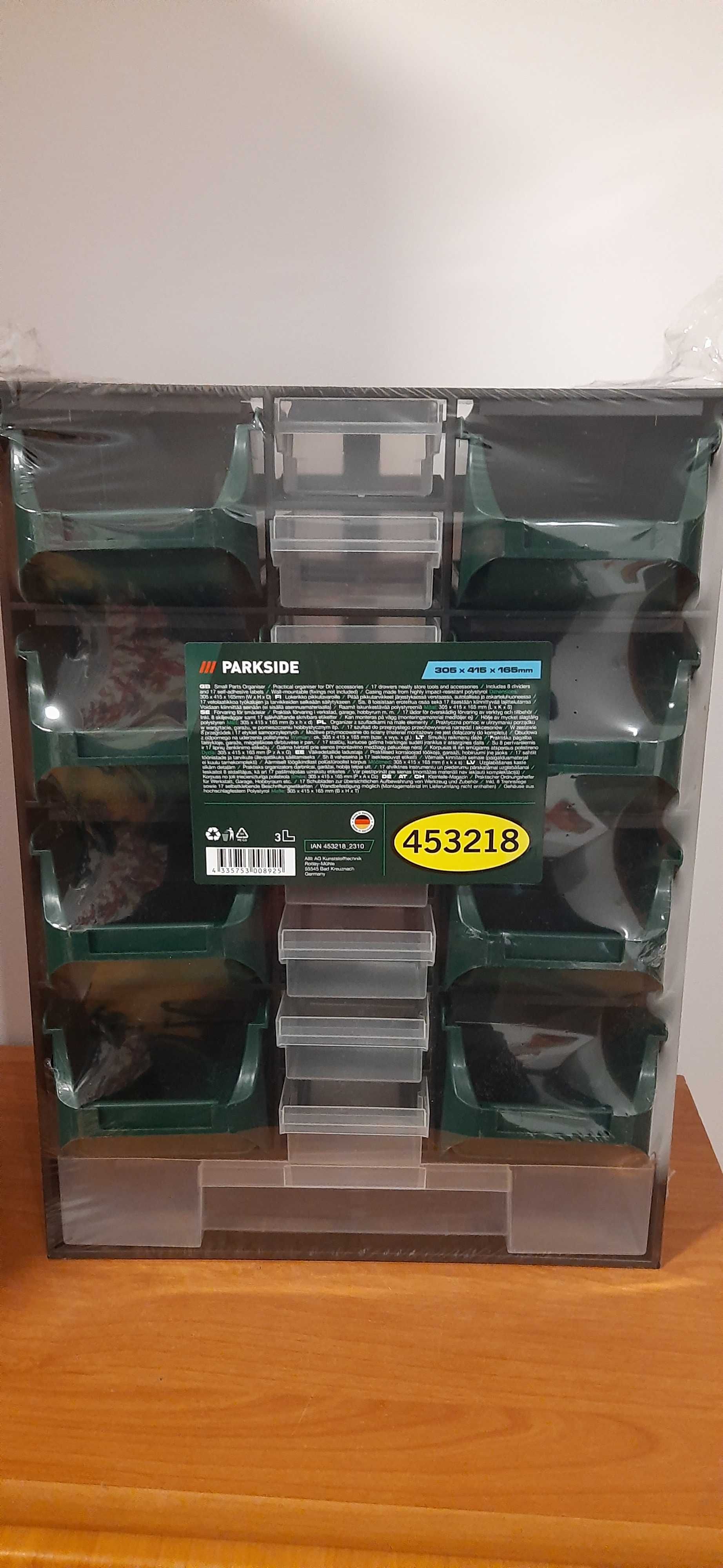 PARKSIDE Organizer z szufladkami na małe elementy, 17 przegródek