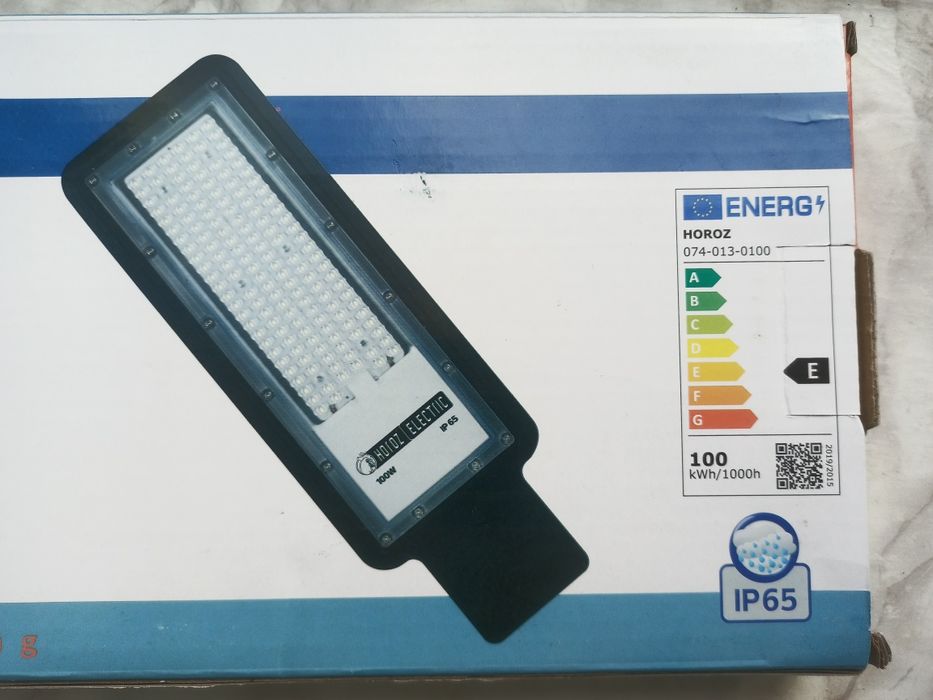 Светодиодный уличный светильник Horoz Electric Vegas-100.
Ниже при