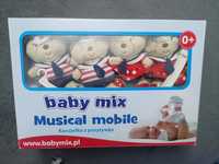 Karuzela kontrastowa do łóżeczka z pozytywką na baterię baby mix