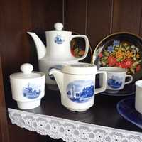 Serwis kawowy Cp porcelana vintage retro antyk