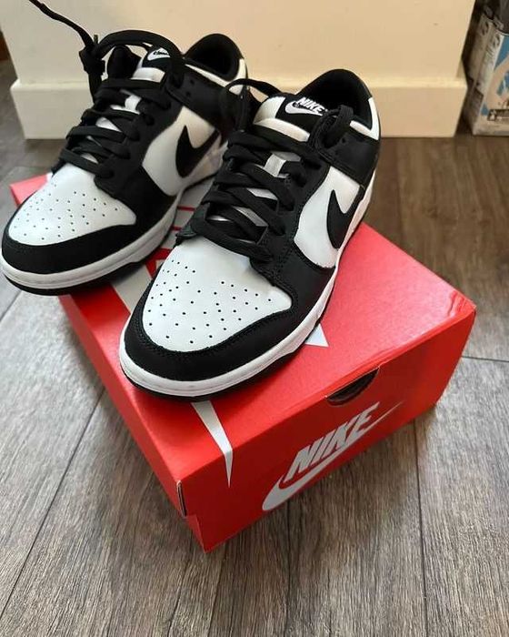 Buty Trampki Nike_Dunk_Low_Panda_Black Rozmiar 38