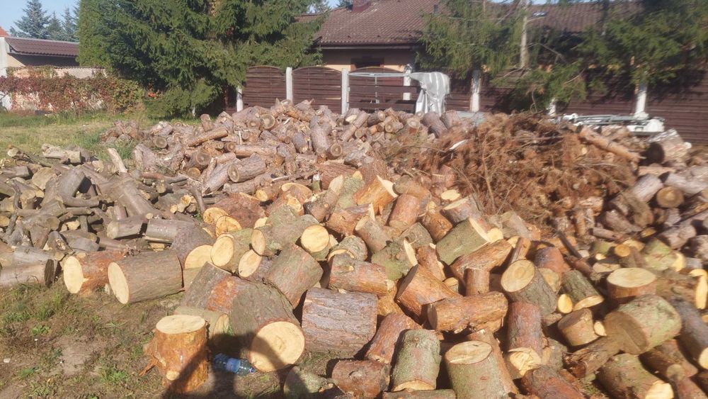 drewno opałowe iglaste, liściaste, sezonowane, suche