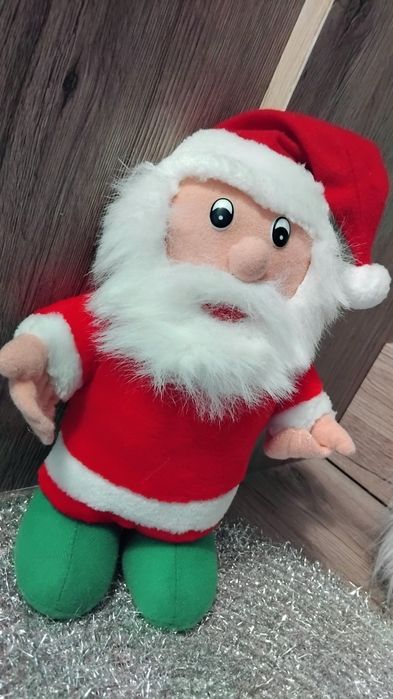 Św. Mikołaj maskotka, dekoracja świąteczna.